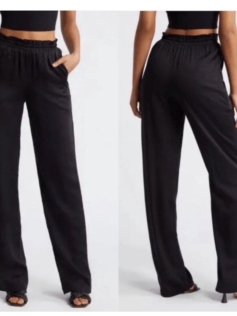 Diarrablu Sustainable Leer Pants black size large
